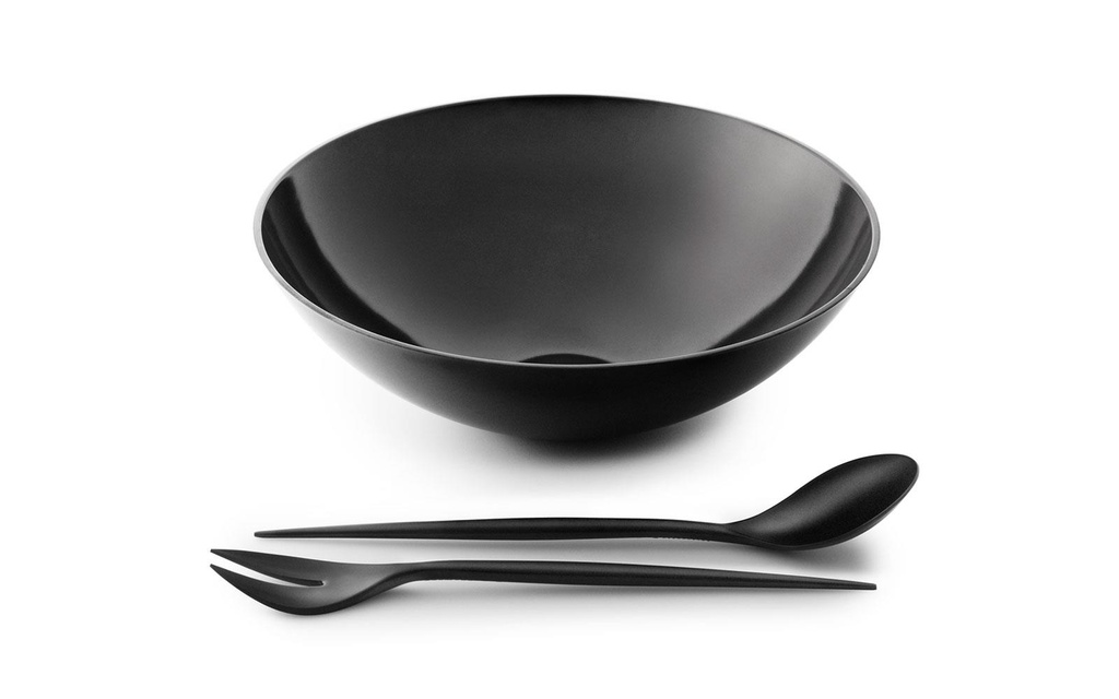 NORMANN COPENHAGEN - Saladier KRENIT Salad Bowl NOIR
