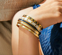BANGLE UP - Jonc BANGLE 0.44 Doré/BLEU NUIT