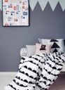 FERM LIVING - Set Housse de couette & Taie pour Enfants HALF MOON Situation