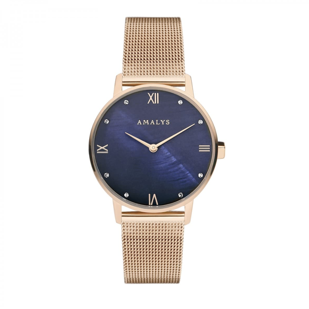 AMALYS - Coffret Montre MANON + Bracelet Rose Gold