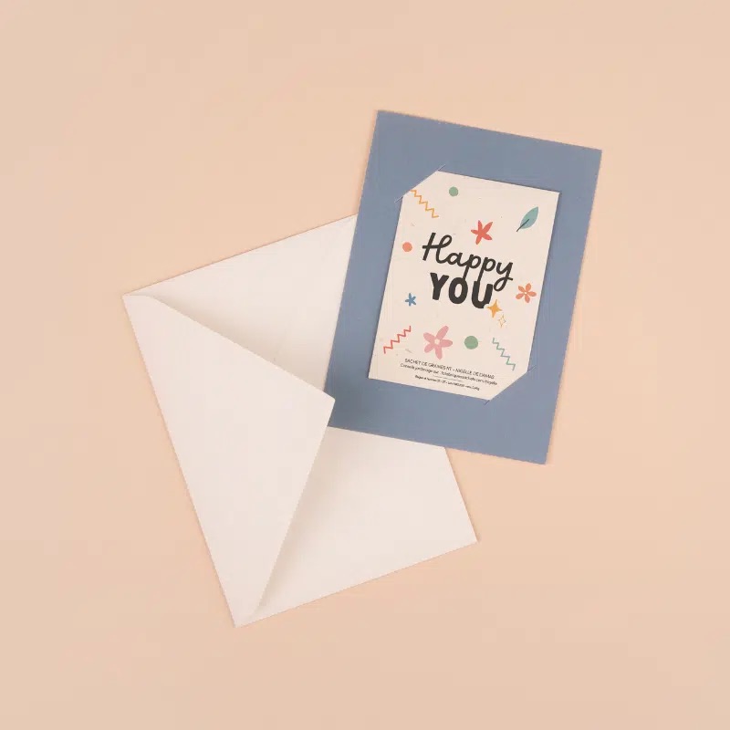 LA FABRIQUE A SACHETS - Carte support à sachet avec enveloppe