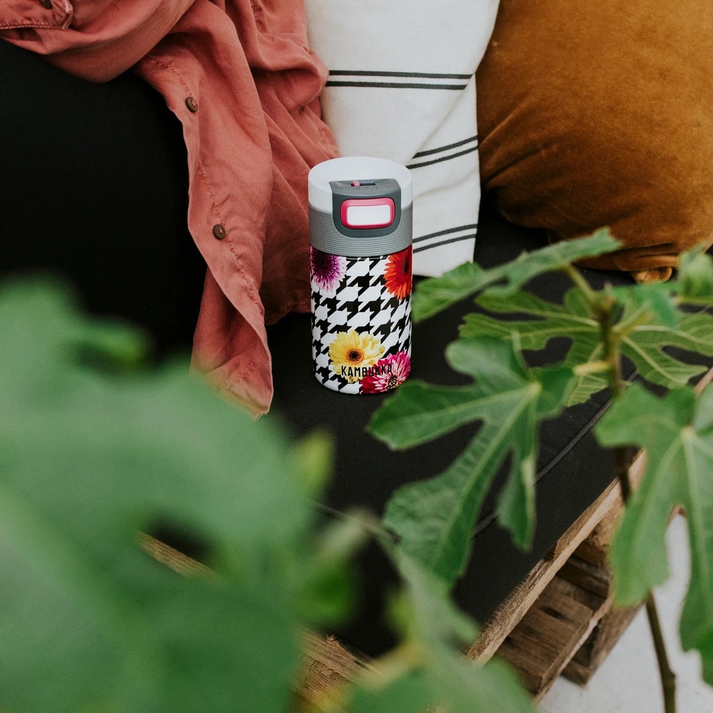 KAMBUKKA - Mug de voyage 30cl Etna Floral Patchwork