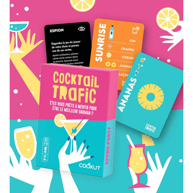 COOKUT - Jeu d'ambiance - APERO PARTY COCKTAIL