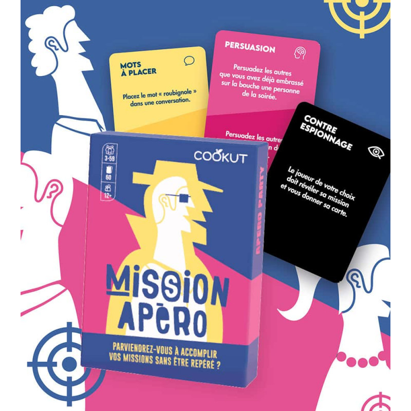 COOKUT - Jeu d'ambiance - APERO PARTY MISSION APERO