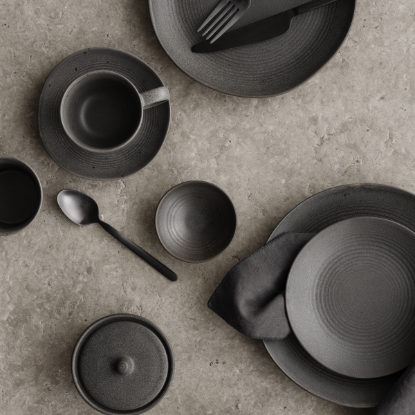 BLOMUS - STELLA Set de couverts Noir (16 pièces)
