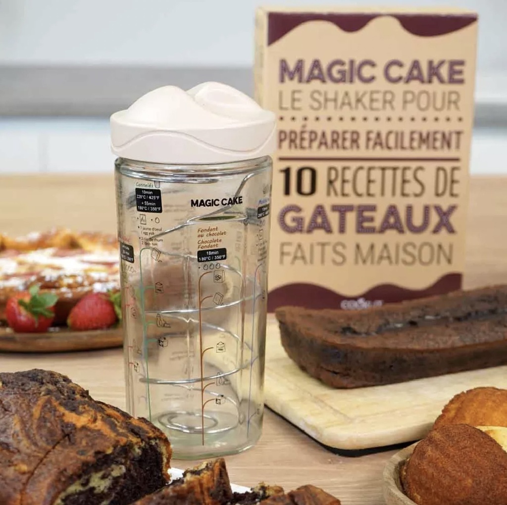 COOKUT - Shaker MAGIC CAKE 10 recettes