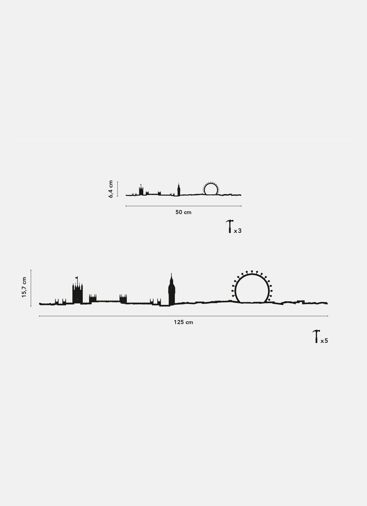 THE LINE - London DORE 50cm