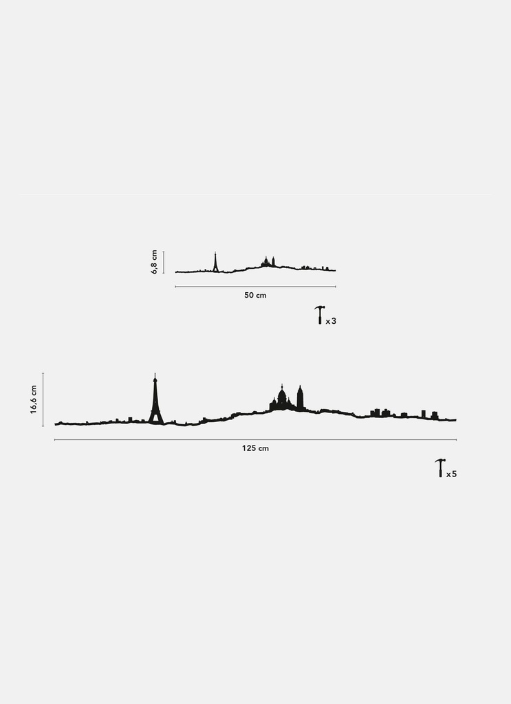 THE LINE - Paris DORE 50cm