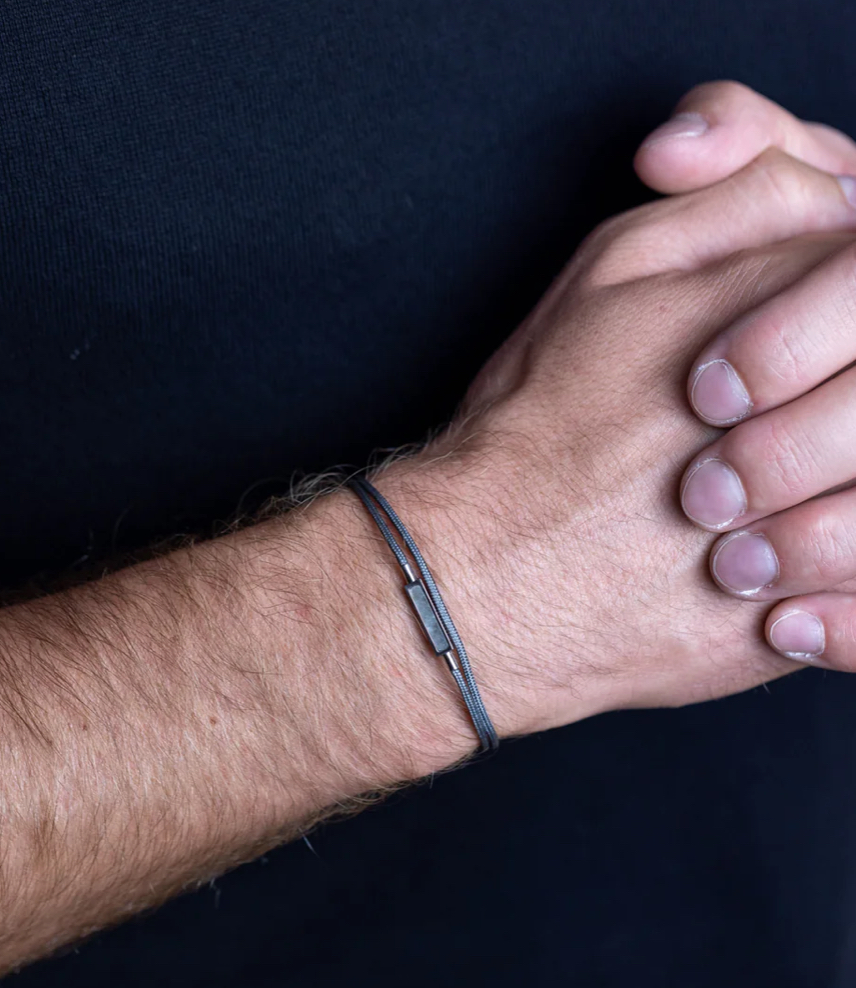 GEMINI - Bracelet TALIS Grey silver