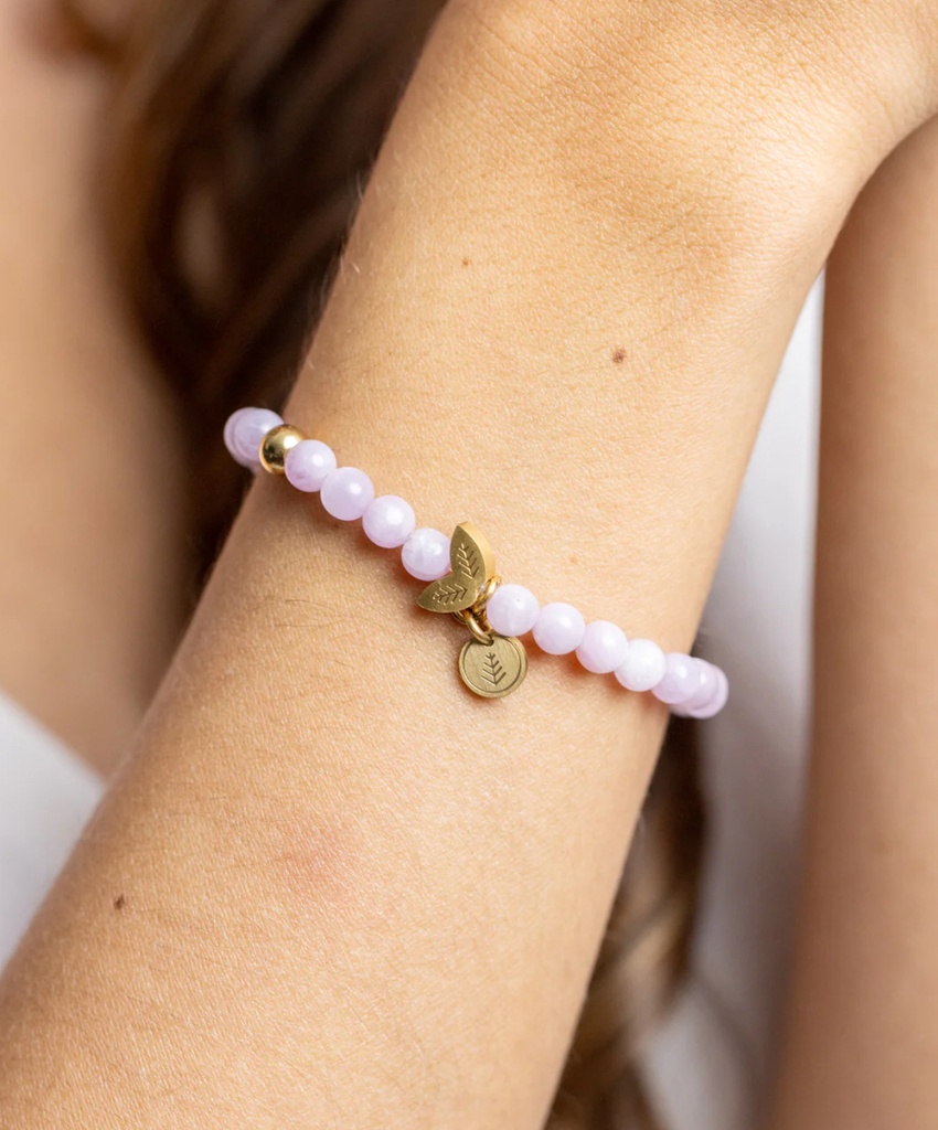 DIDYMA - Bracelet NEA Mauve (KUNZITE)