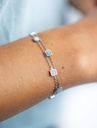 DIDYMA - Bracelet EDO Bleu ( AVENTURINE BLUE)