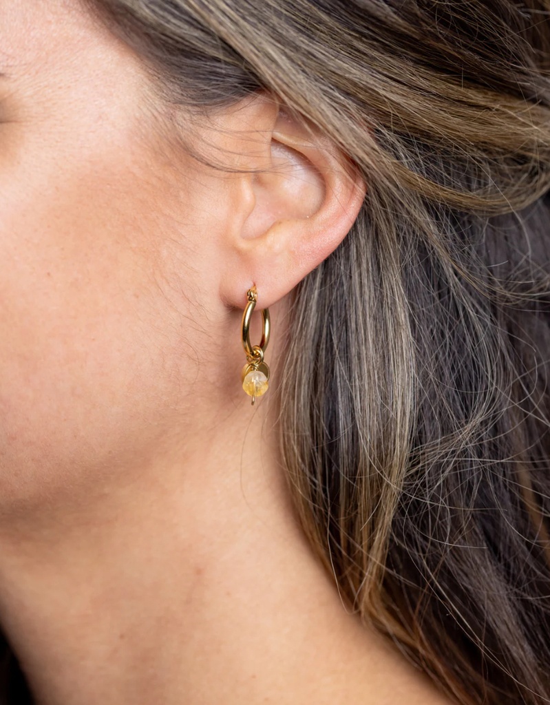 DIDYMA - Boucles d'oreilles AFTI Gold Yellow