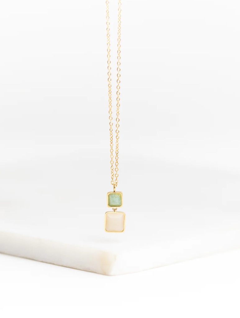 DIDYMA - Collier IRINI Gold GREEN