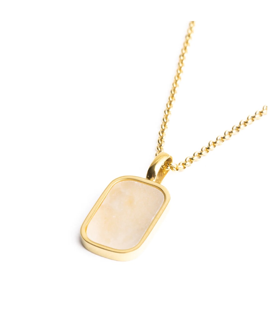 DIDYMA - Collier SIGMA White (JADE)