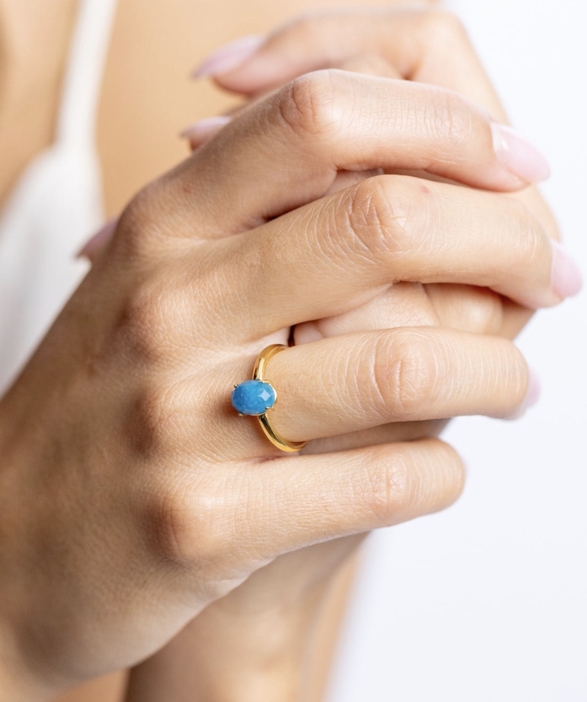 Didyma - Bague Delphi Bleu (CRYSTAL)
