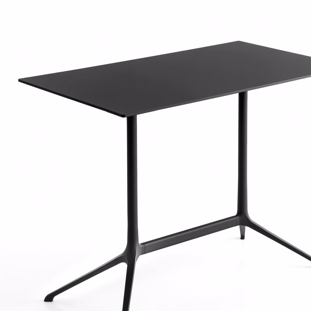 KRISTALIA - Table ELEPHANT Fenix Noir/Alu Noir