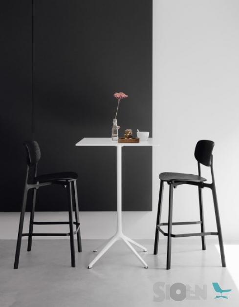 KRISTALIA - Table ELEPHANT Fenix Noir/Alu Noir