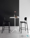 KRISTALIA - Table ELEPHANT Fenix Noir/Alu Noir