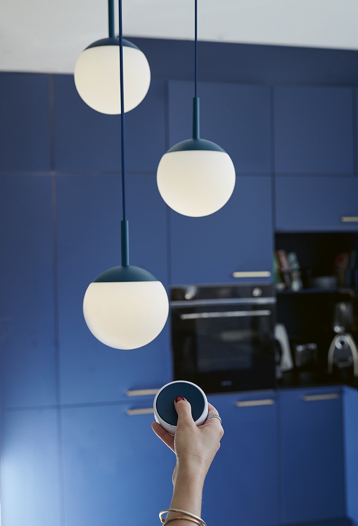 FERMOB - Interrupteur LUDO pour luminaire Nomade (Hoop, Mooon H134 & Inouï) CARBONE