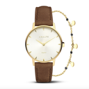 AMALYS - Coffret Montre LEONIE + Bracelet Or