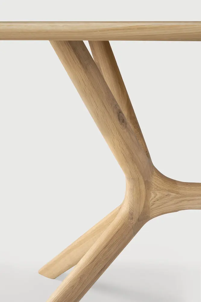 ETHNICRAFT Table X Chene 200cm Details lateraux.webp