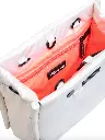CLIO Sac MINI FLEX Pearl Rose fluo Details.webp