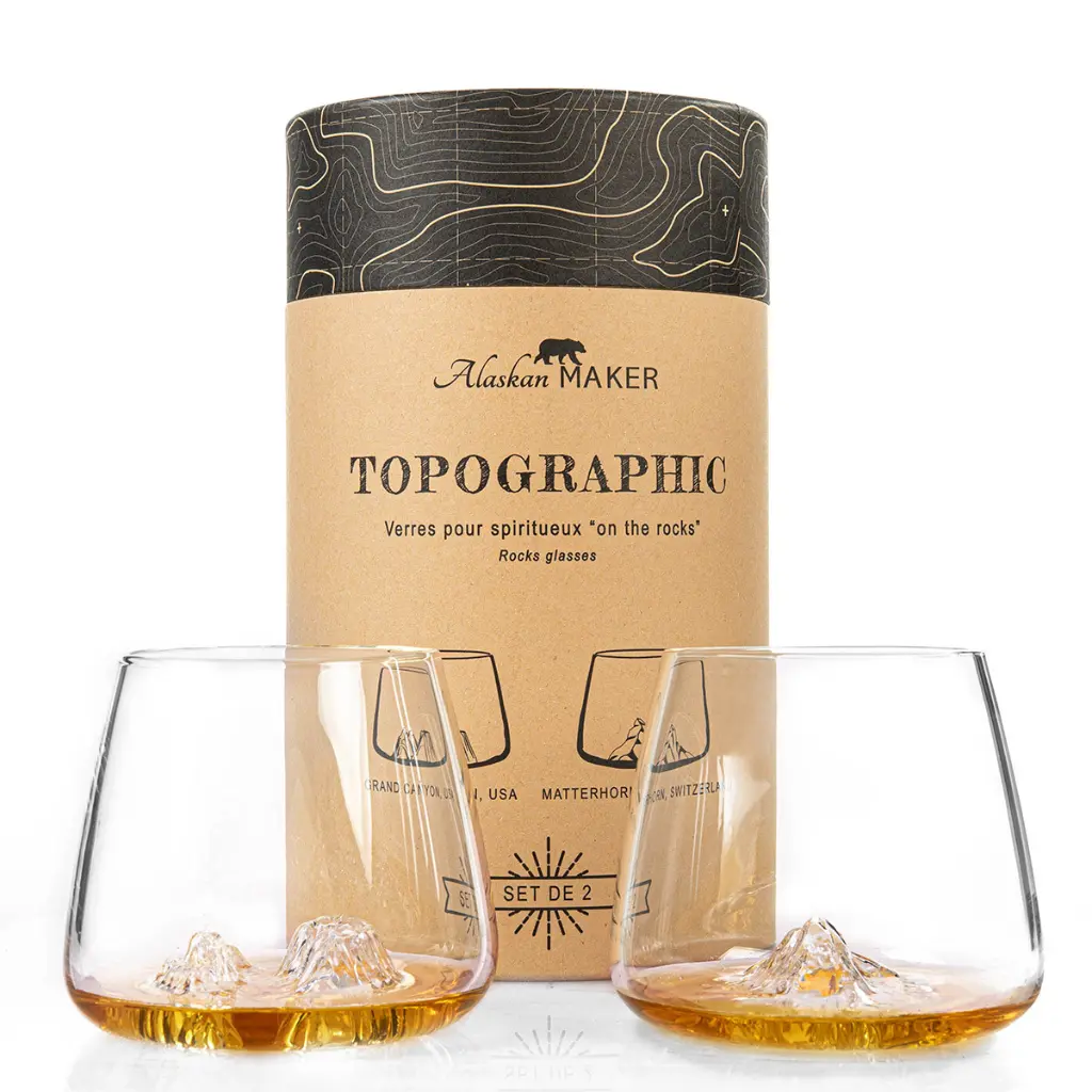 ALASKAN MAKET Verres Topo GRAND CANYON et MATTERHORN.webp