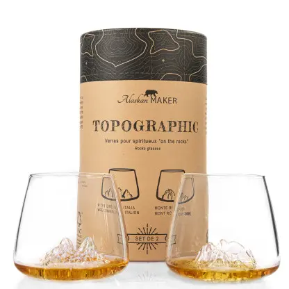 ALASKAN MAKET Verres Topo TRE CIME et MONTE ROSA.webp