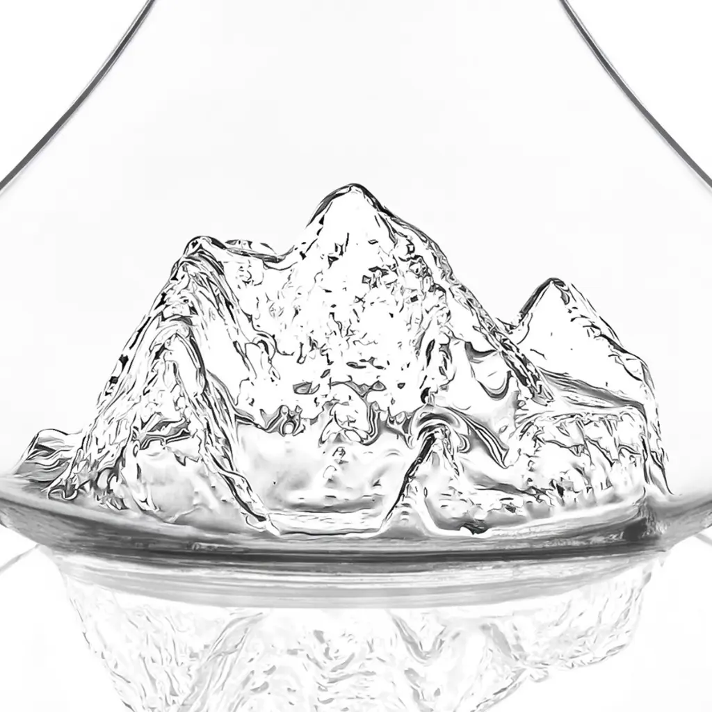 ALASKAN MAKER Carafe decanter MONT EVEREST Detail Mont.webp