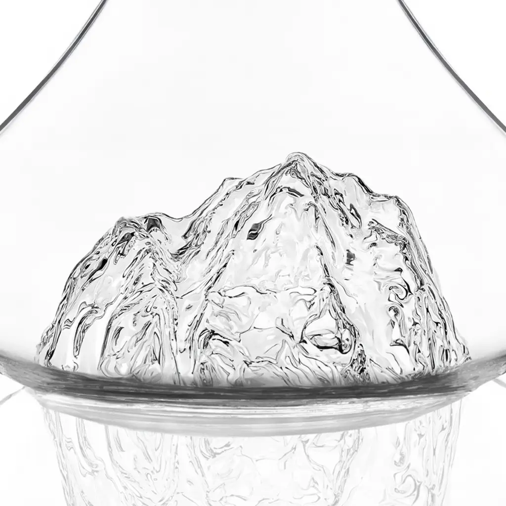 ALASKAN MAKER Carafe decanter MONT BLANC Detail Mont vide.webp