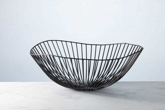 SERAX - Panier à Fruits CESIRA Ø39xH13cm NOIR