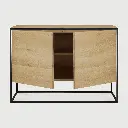 ETHNICRAFT Buffet MONOLIT Chene naturel Portes.webp