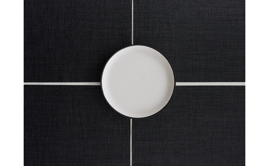 CHILEWICH - Set Rectangulaire BOUCLE Noir (Pack de 2)