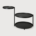 ETHNICRAFT - Structure de Tables d'appoint TRAY SWIVEL (3 étages)