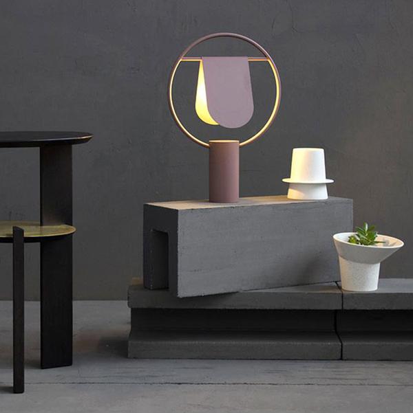 HARTO - Lampe à poser ANAE Gris Ardoise