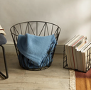 FERM LIVING - Panier WIRE BASKET Gris clair