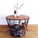 FERM LIVING - Panier WIRE BASKET Gris clair