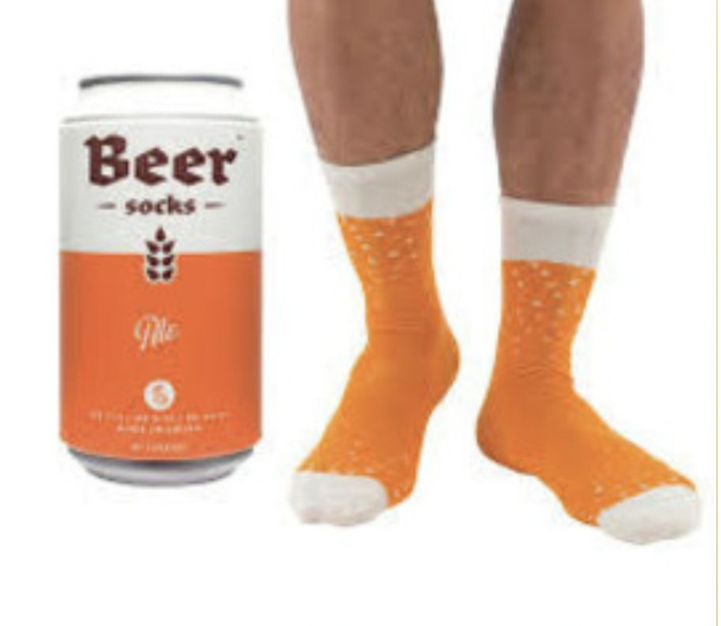 LUCKIES - Chaussettes BEER Socks ALE (Orange)
