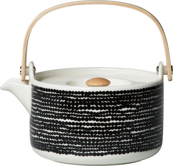 MARIMEKKO - Théière SIIRTOLAPUUTARHA Teapot 7Dl Black