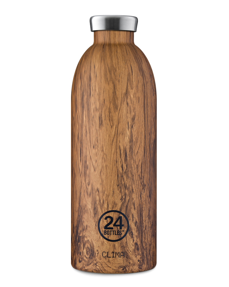 24 BOTTLES - Thermo CLIMA 850ml WOOD SEQUOIA