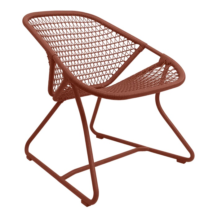 Fermob - Fauteuil Sixties Gris Orage/Ardoise (Ocre rouge)