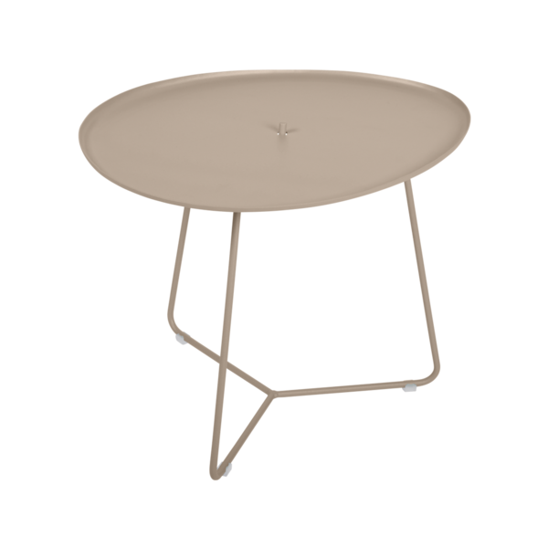 FERMOB - Table basse ovale 55x44,5cm COCOTTE avec plateau amovible