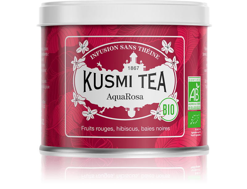 KUSMI TEA - AQUA ROSA Bio infusion de fruits (boite 100g)