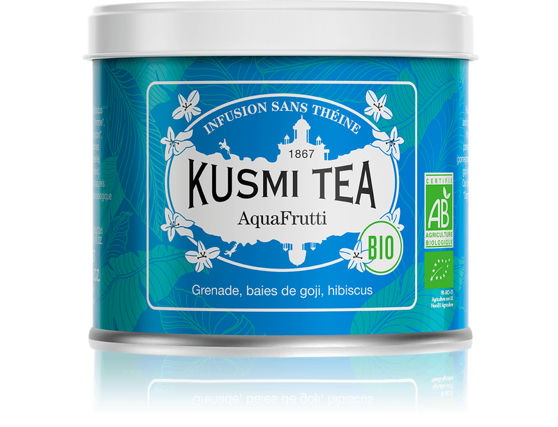 KUSMI TEA - AQUA FRUTTI Bio infusion de fruits (boite 100g)