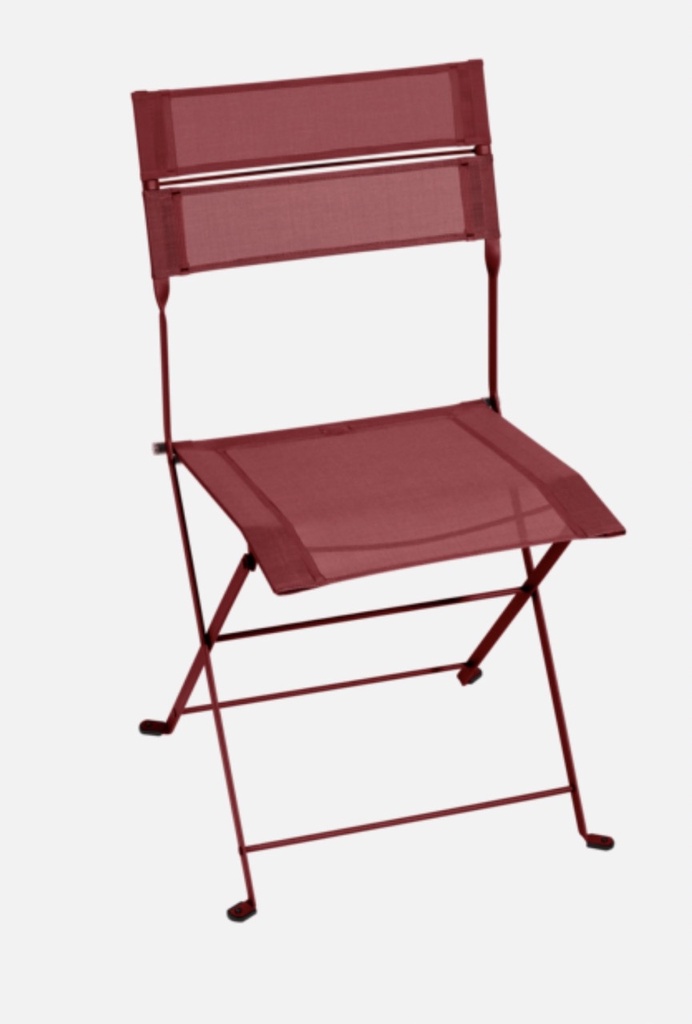 FERMOB - Chaise LATITUDE Monocolore (2024) (Piment)