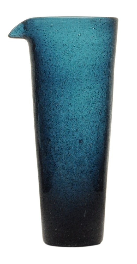 MEMENTO - Carafe verre soufflé LINEA BALY Jug DEEP BLUE