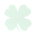 FERMOB - Dessous de Plat TRÈFLE 27x27cm MENTHE GLACIALE