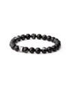 Gemini - Bracelet avec pierre d'agate mate 8 mm (Modern)