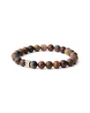 Gemini - Bracelet avec pierre Pietersite 8 mm (hurricane)