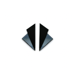 TELLMEE - Boucle d'Oreille HAWK (Noir)